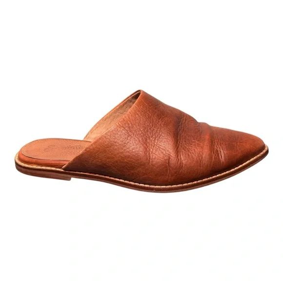 SEYCHELLES Impersonate Tan Leather Mules - Picture 2 of 7